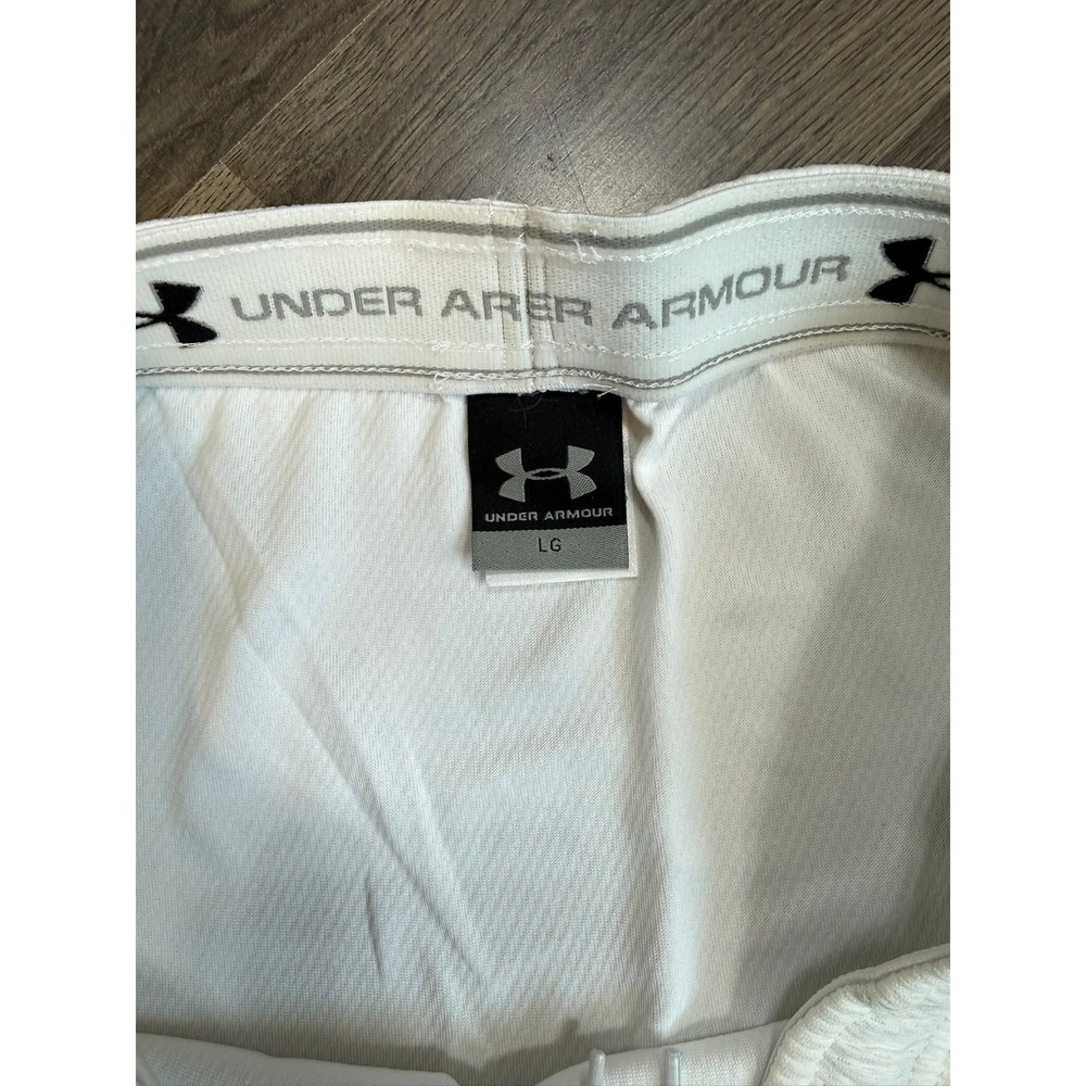 Under Armour White Athletic Skort Tennis Golf Skirt Mesh Large ULK5440 - Picture 2 of 8